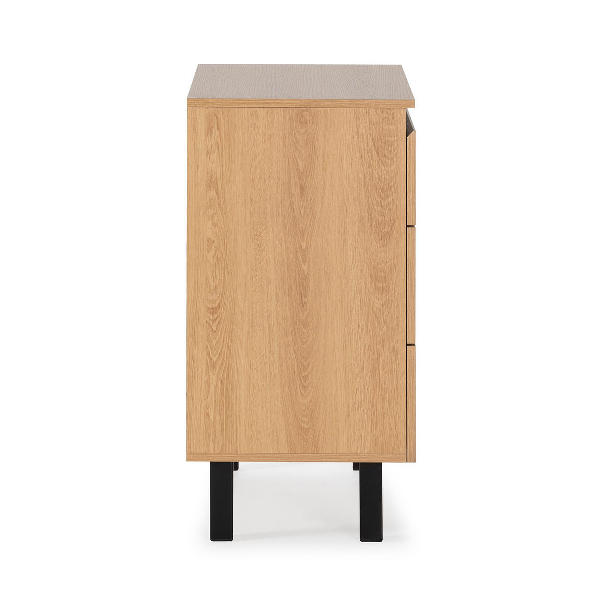 KOMMODE Molina 80/40/80 eichefarben - Honigeiche, Holzwerkstoff (80/80/40cm)