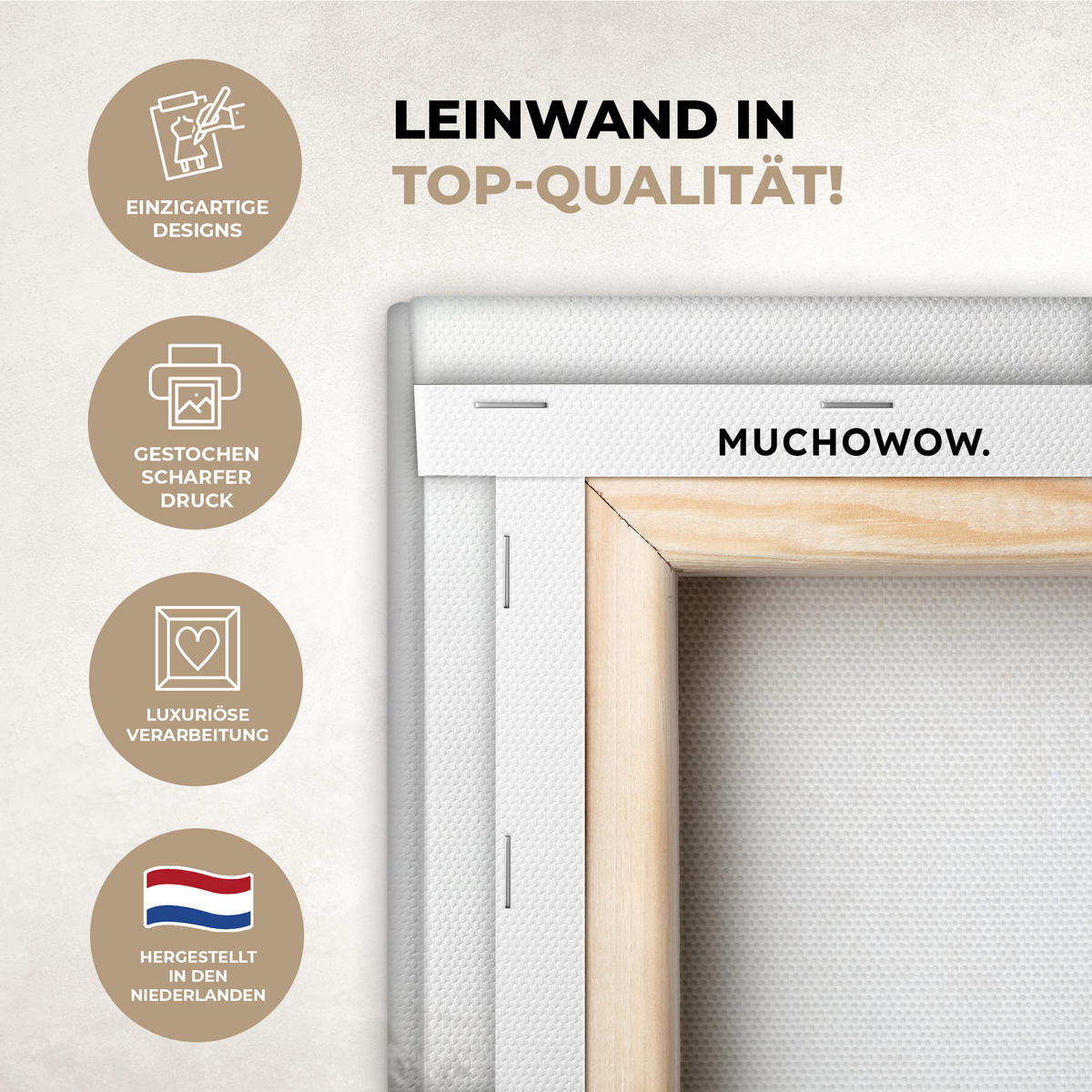 LEINWANDBILD Natur - Winter - Bäume - Berge - Schnee 90x140 cm - Weiß Hochglanz, Textil (90/140cm) - MuchoWow