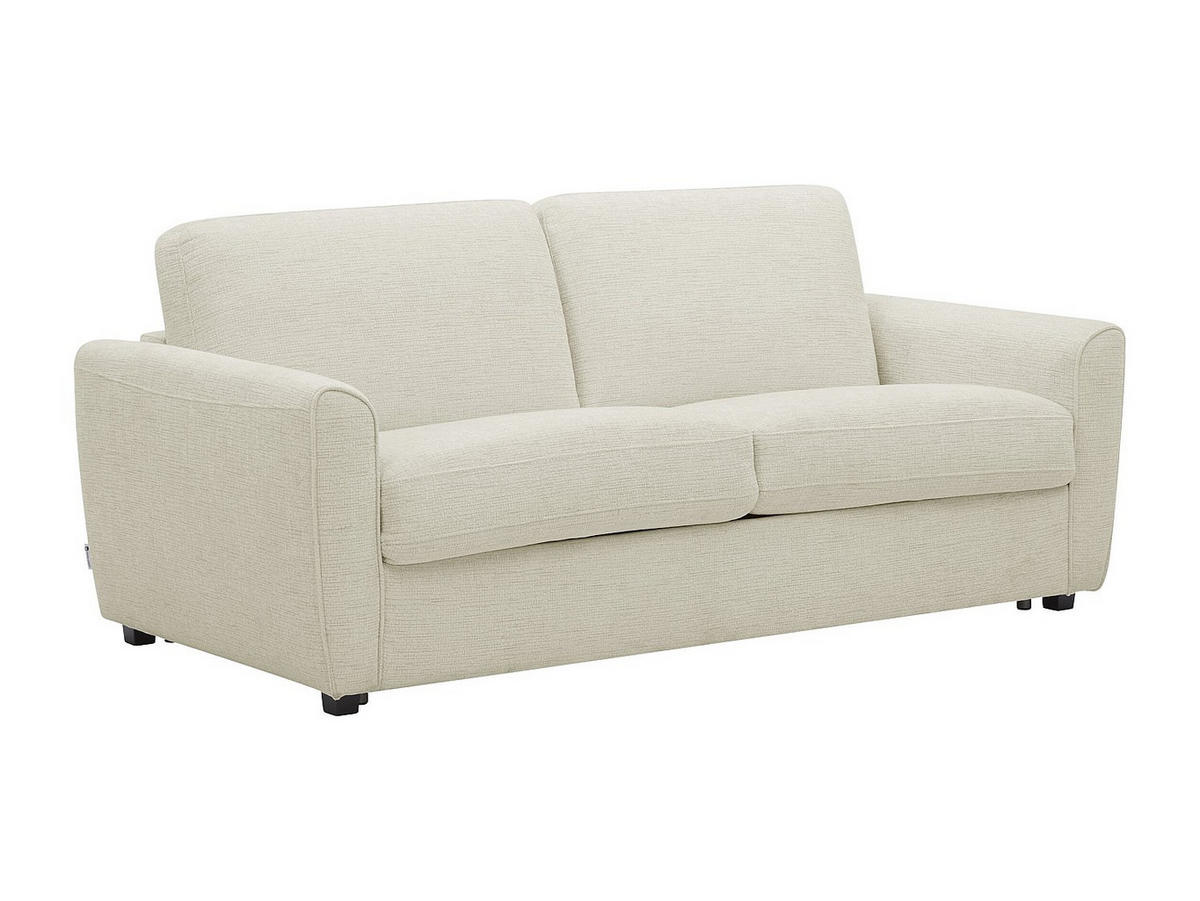 SCHLAFSOFA - 3 Personen - stoff - beige Scotimi - Beige, Textil (194/83/95cm) - Vente-Unique