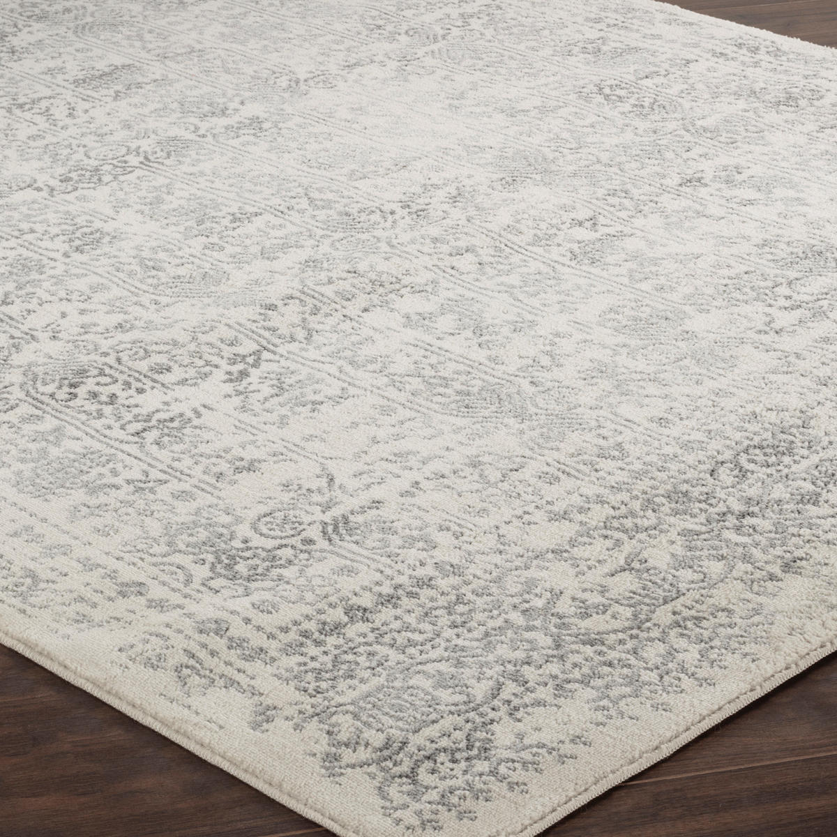 VINTAGE-TEPPICH Vicky 80/220 cm Hellgrau - Hellgrau, Textil (80/220cm) - LIVABLISS