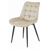 ESSZIMMERSTUHL Beige, Bequem Für Wohnzimmer, Küche Oder Büro - Beige, Textil (56/89/43cm) - Best For Home