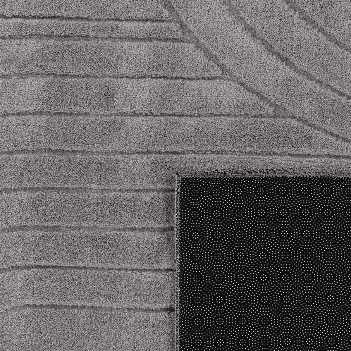 HOCHFLORTEPPICH 120/160 cm Tokio 471 - Grau, Kunststoff (120/160cm) - Paco Home