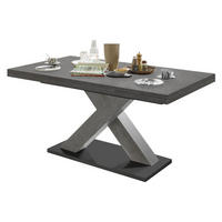 ESSTISCH ausziehbar Elene 180x90x76 Graphit - Grau, Holzwerkstoff (180/90/76cm) - 58aufmkessel