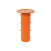 BEISTELLTISCH Pinch Me Rond 33 cm Oranje - Orange, Metall (33/33/55cm) - Bold Moneky