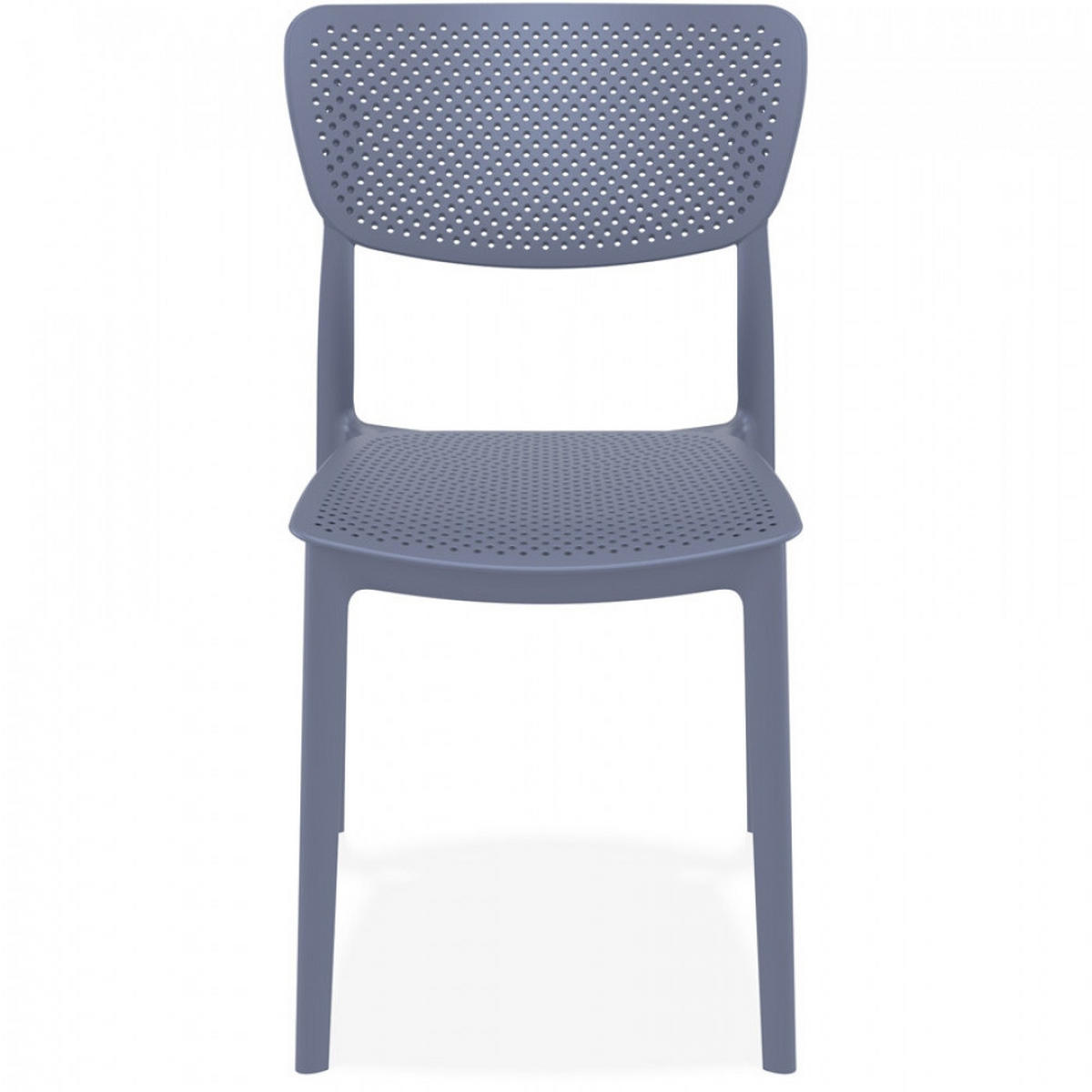 STUHL grau 45x82x53cm - Anthrazit/Grau, Kunststoff (45/82/53cm) - AlterEgo