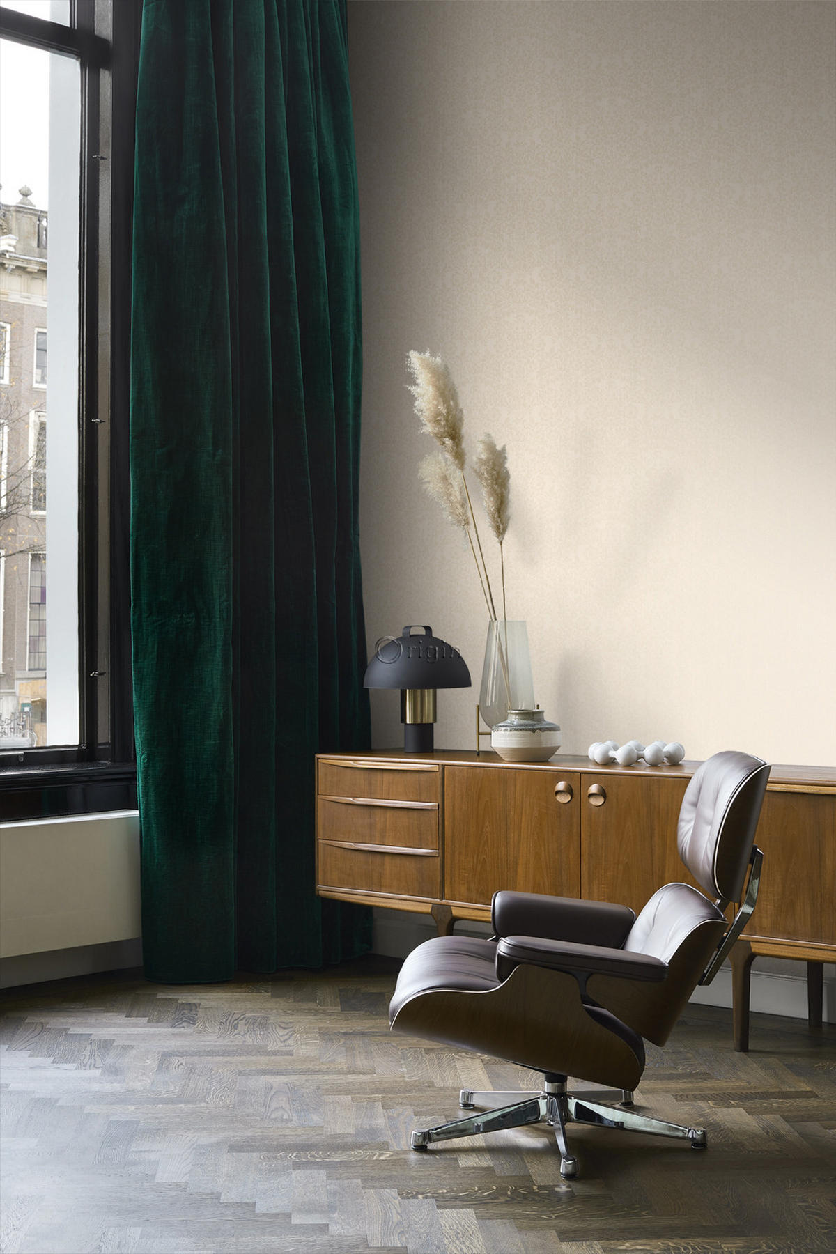 TAPETE Ornamente 53 cm x 10.05 m - Beige, Papier (53/1000cm) - Origin Wallcoverings
