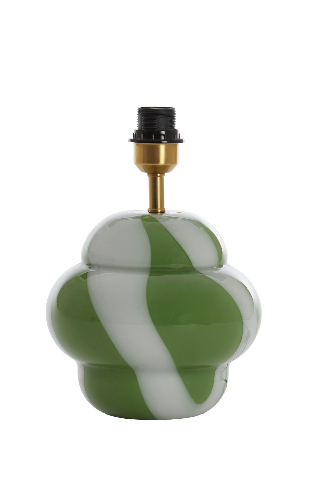 LAMPENFUSS Ylien Grün Ø22/28 cm - Grün, Glas (22/22/28cm) - Light & Living