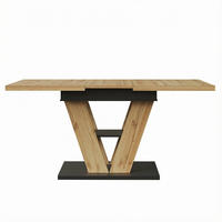 ESSTISCH Ausziehbar 110-140 cm Natural Wood mit verstecktem Staufach - Sonoma Eiche, Holzwerkstoff (80/110/75cm) - Urban Meuble