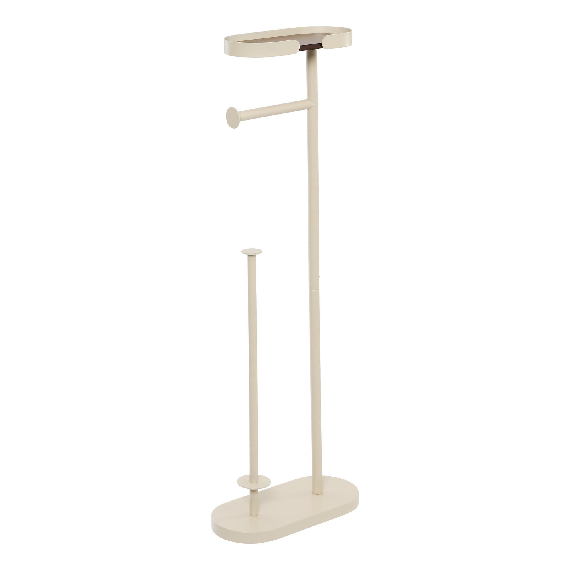 TOILETTENPAPIERHALTER Argileo 25,5/11,5/72,2 cm - Beige, Metall (11.5/72.2/25.5cm) - 5five Simply Smart