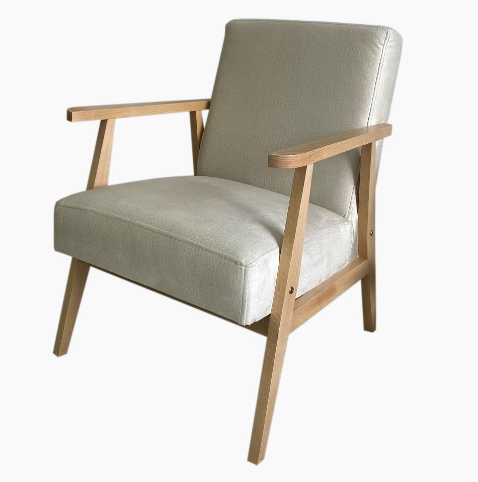 SESSEL Beige Retro - Beige, Textil (59/76/67cm) - Sepro Meble