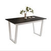 ESSTISCH ARTON II ausziehbarer Tisch 140-195 cm für 6-8 Personen - Schwarz/Weiß, Holzwerkstoff/Metall (140/80/77cm) - Lookway