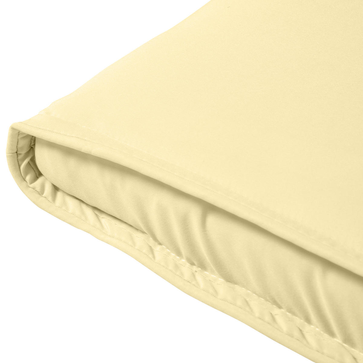 LIEGENAUFLAGE aus Polyester 198x53x5 cm in Beige mit Kopfkissen - Beige, Textil (53/5/198cm) - Modfu