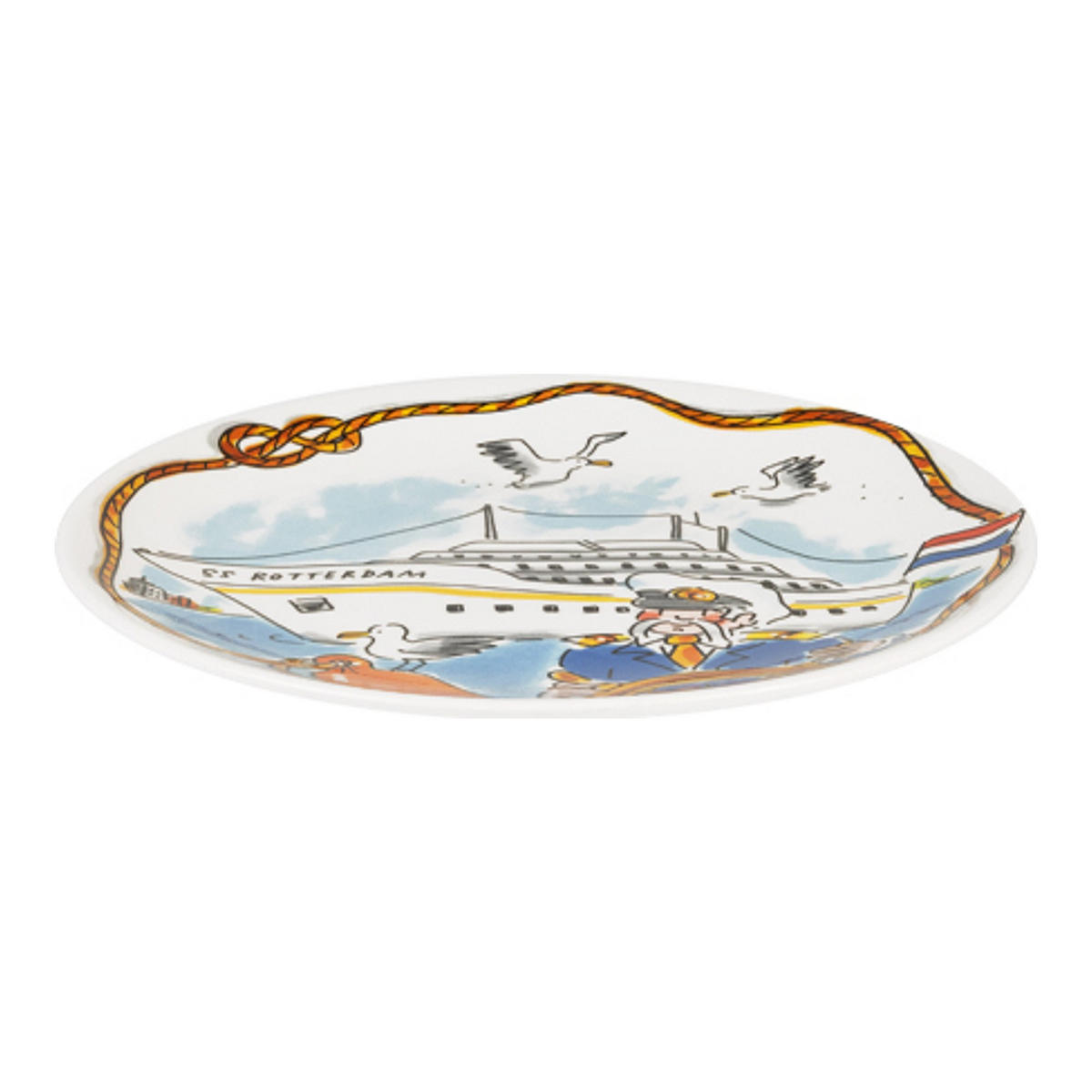 TELLER Holland-Amerika Linie SS Rotterdam in Bunt - 18cm - Multicolor, Keramik (18/18/2cm) - Blond Amsterdam