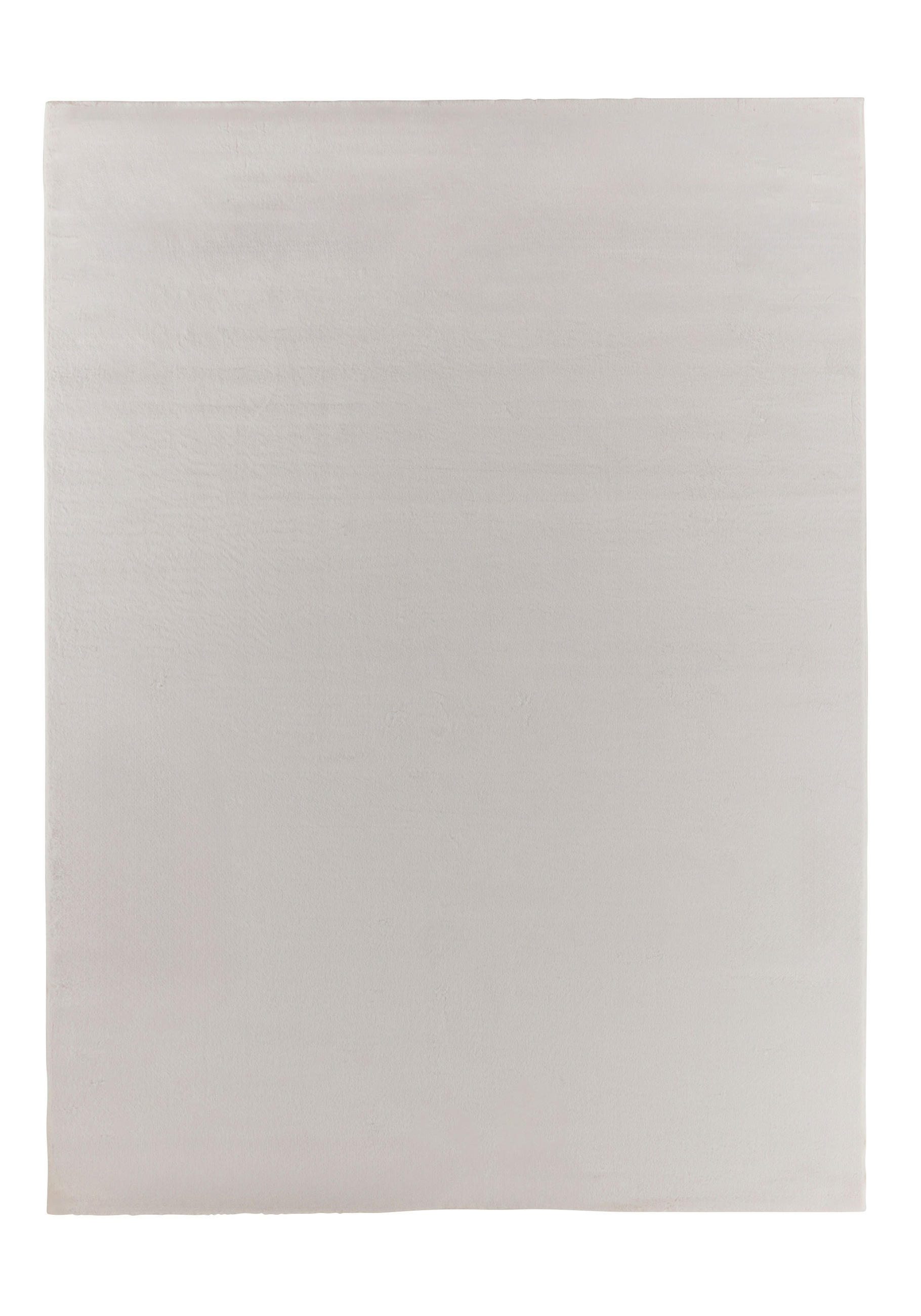 TEPPICH uni ultra weich weiß Nube 120x160cm - Weiß, Textil (120/160cm) - Nazar Rugs