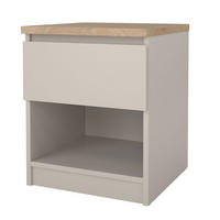 NACHTTISCH, Naia, Eiche, Holzwerkstoff, 41 x 40 x 50 cm - Eichefarben, Holzwerkstoff (41/50/40cm) - ebuy24