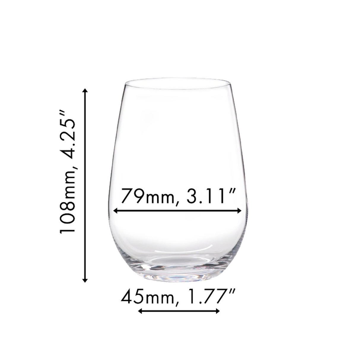 WEINTUMBLER RIESLING O transparent 600 ml 4er Set - Transparent, Glas (0.6L) - Riedel