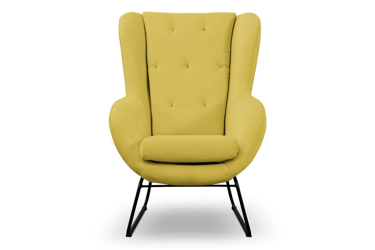 SESSEL Artemis In Kronos - Gelb, Holzwerkstoff/Textil (80/105/100cm) - Fun Möbel