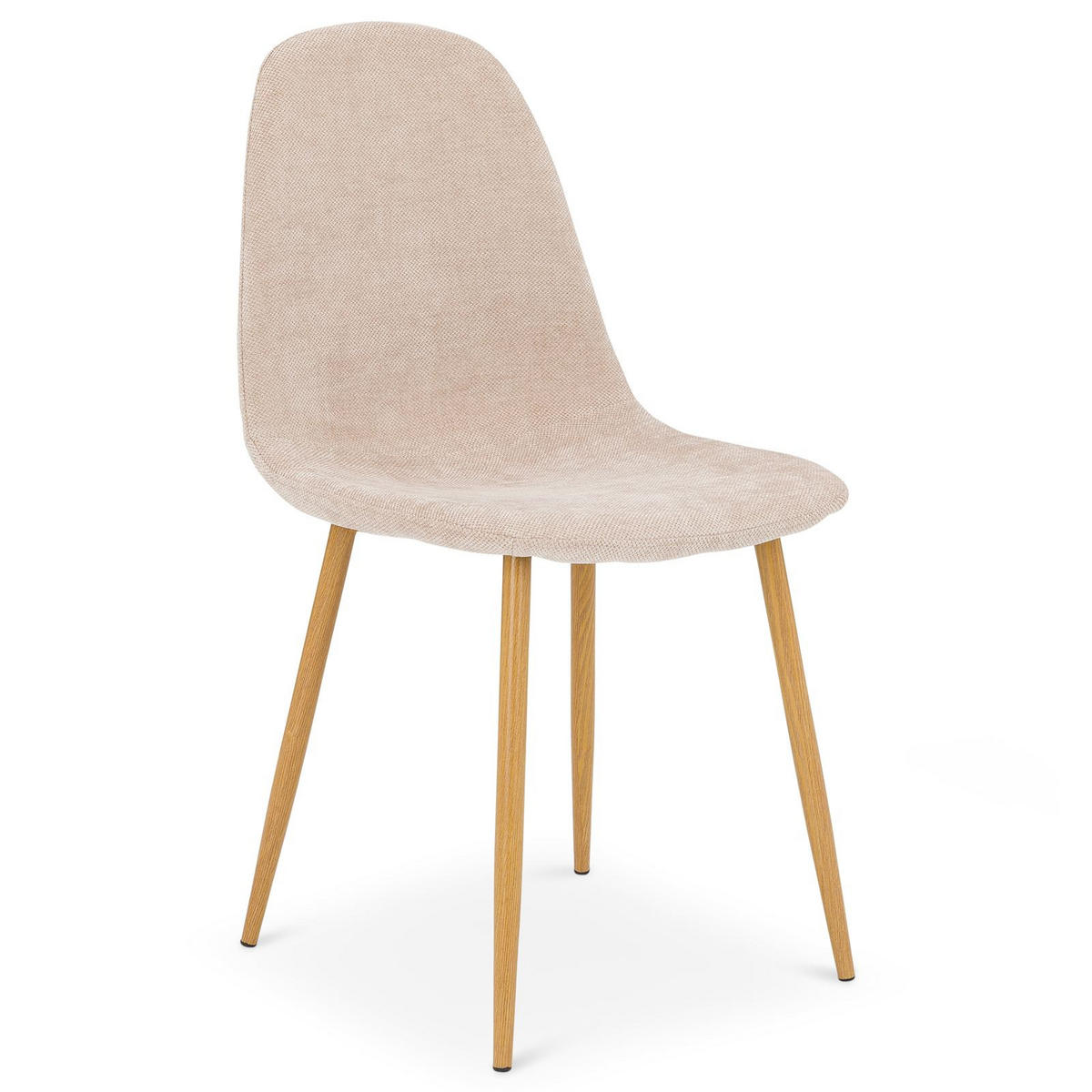 ESSZIMMERSTUHL PUNTA 4er-Set beige - Beige, Textil (45/86/53cm) - IDIMEX