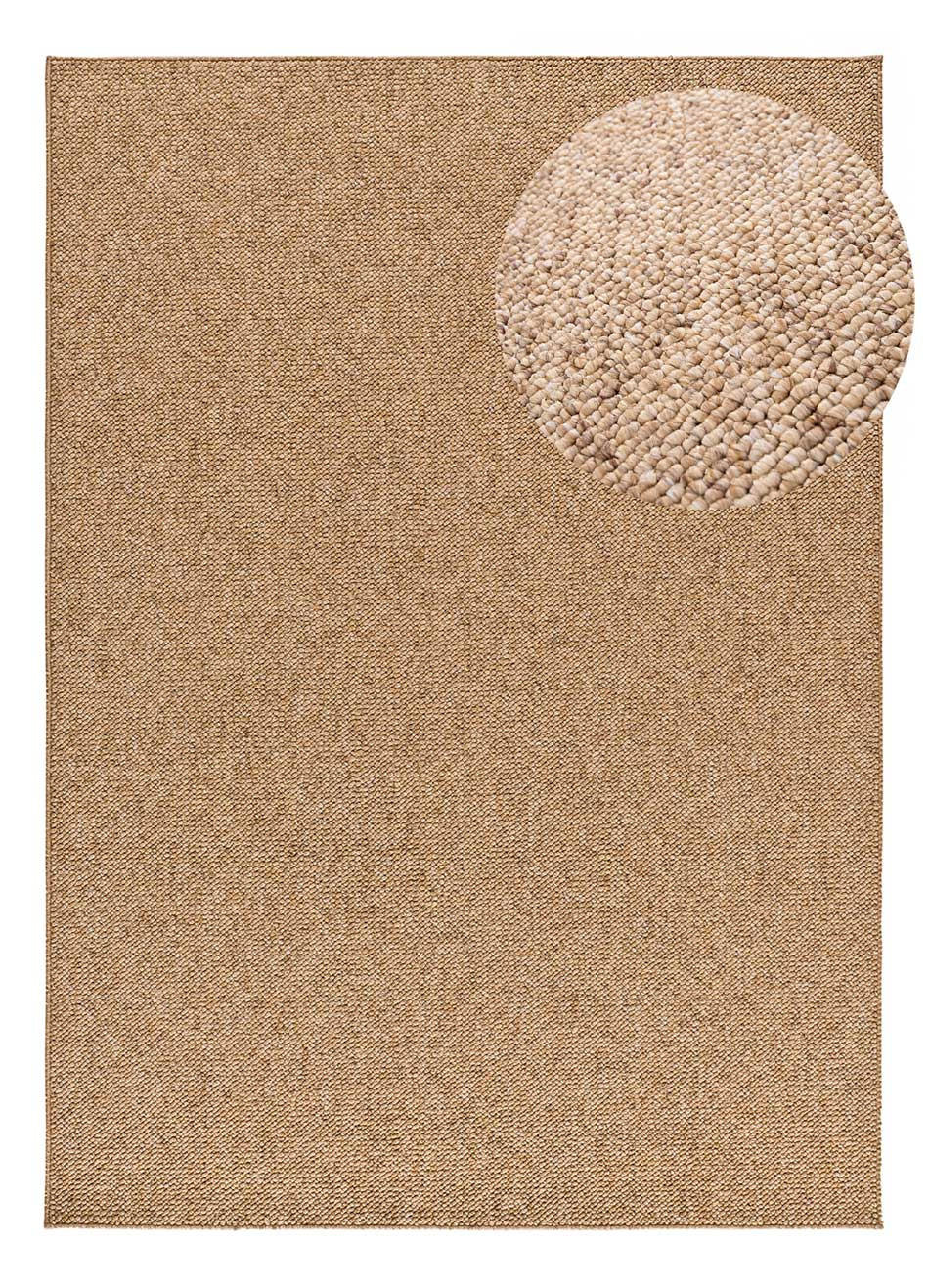 WEBTEPPICH Naturfarbe Petra 160/230 cm - Naturfarben, Textil (160/230cm) - Atticgo