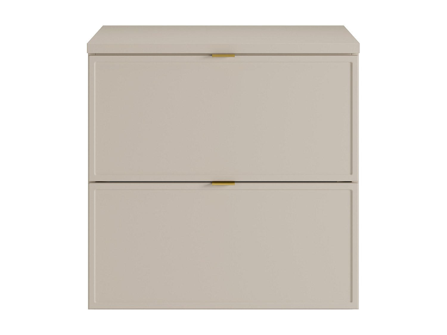 WASCHBECKENUNTERSCHRANK - 60 cm x 45 cm - holz - beige Ondil - Beige, Holz (60/60/45cm) - Vente-Unique
