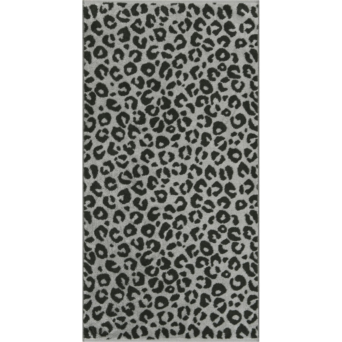 HANDTUCH TWO-TONE LEO 540 BASALT - 73 - Grau, Textil (50/100cm) - Cawoe