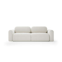 SOFA mit Schlaffunktion Thekla, Creme - Creme, Textil (246/70/100cm) - Fedve
