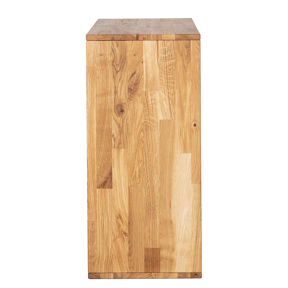 REGAL - Massivholz - Eichefarben, Holz (76/76/35cm) - home24