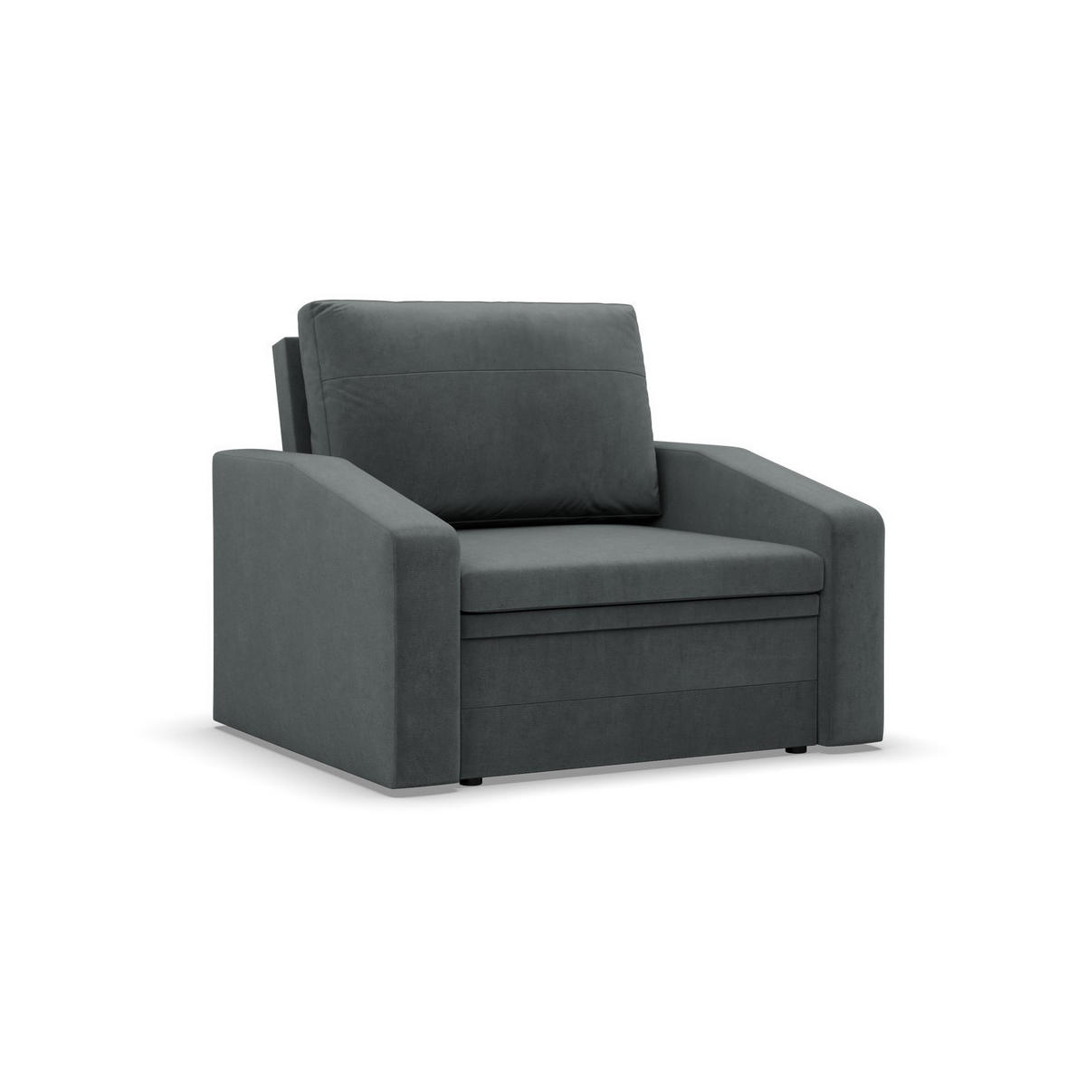 LOUNGESESSEL ORBIT, 80 CM, Dunkelgrau - Dunkelgrau, Textil (108/80/87cm)