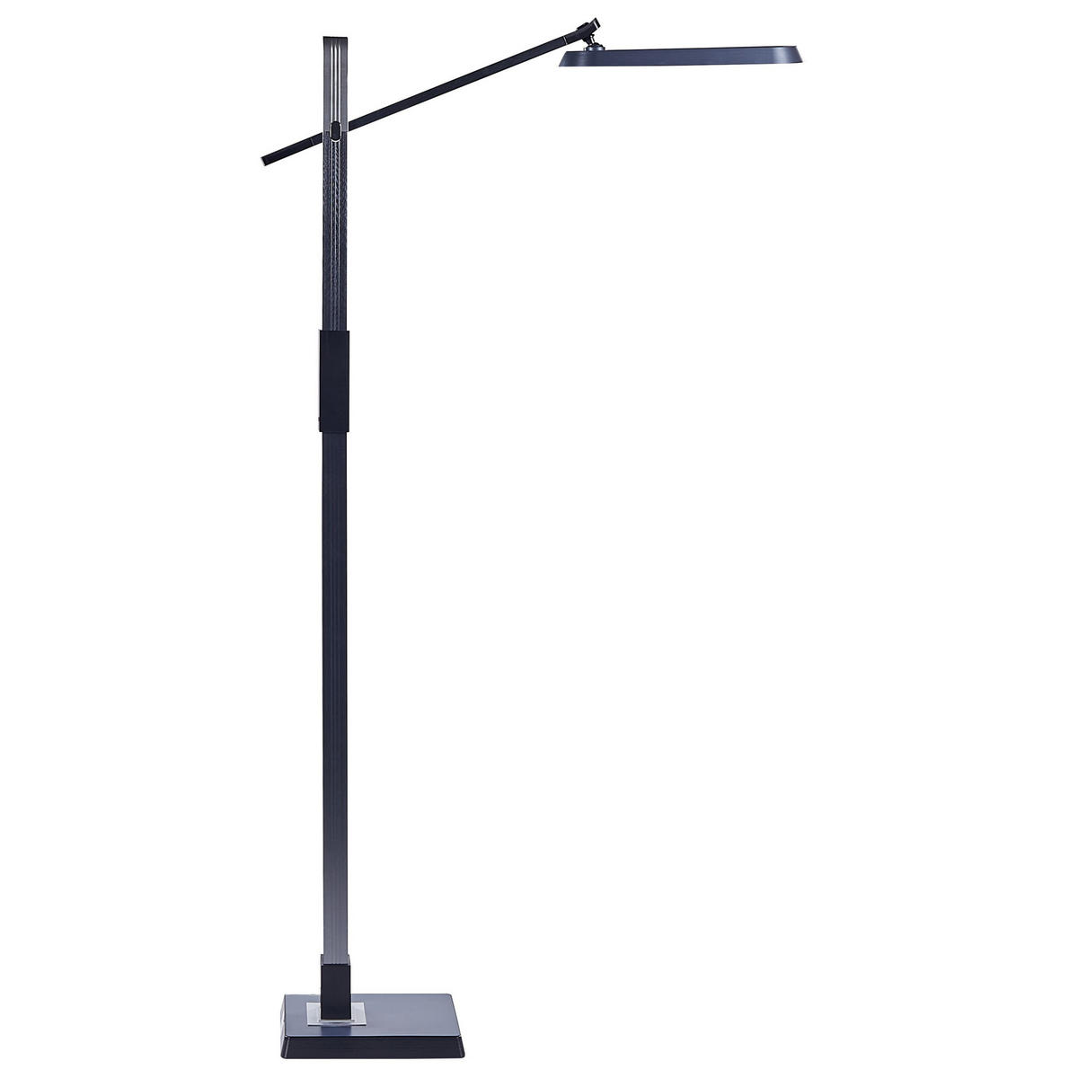 STEHLAMPE Aquarius 19/66/144 cm - Grau, Kunststoff (19/20.5/144cm) - Beliani