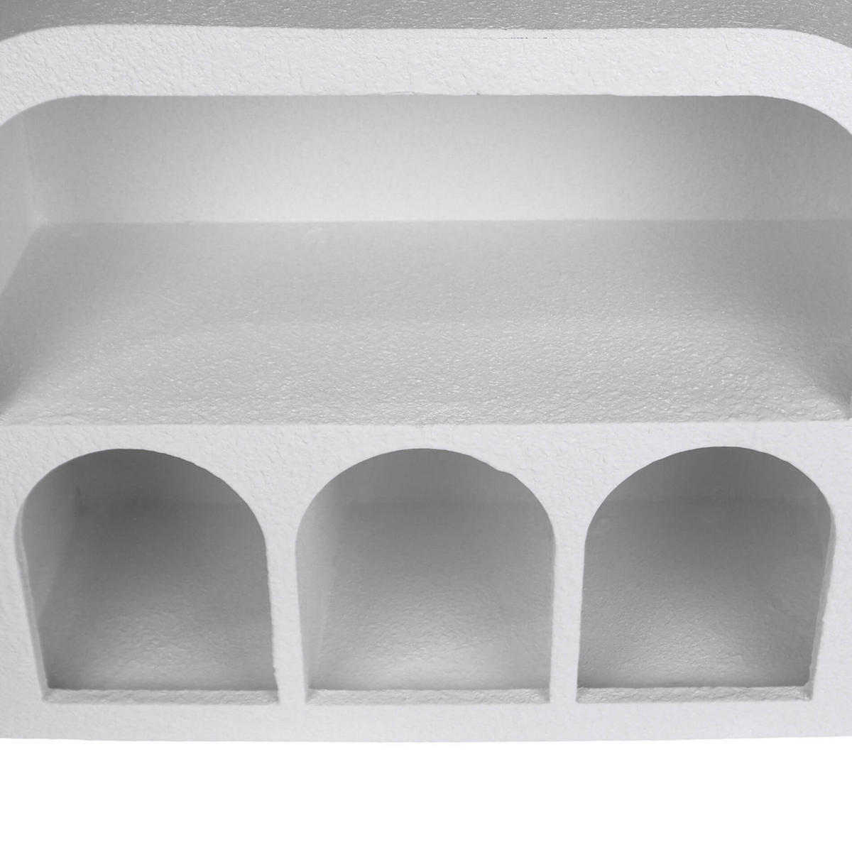 WANDREGAL Aurelia 35.5/14/30.5 cm - Weiß, Holzwerkstoff (35.5/30.5/14cm) - Mobili Rebecca