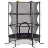 KINDERTRAMPOLIN - Schwarz, Kunststoff/Metall (163/163cm) - HOMCOM