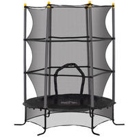 KINDERTRAMPOLIN - Schwarz, Kunststoff/Metall (163/163cm) - HOMCOM
