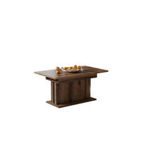COUCHTISCH Solaris höhenverstellbar ausziehbar - Mooreichefarben, Holzwerkstoff (110/65/58cm) - Endo-Moebel