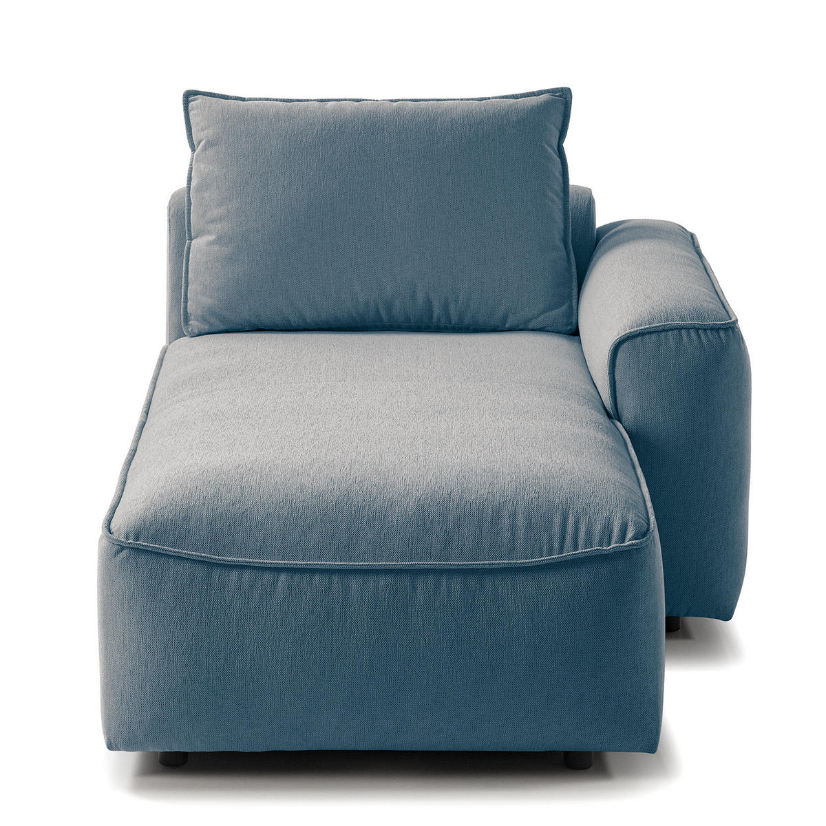 MODULLONGCHAIR - Blau, Holz/Textil (170/82/105cm) - home24
