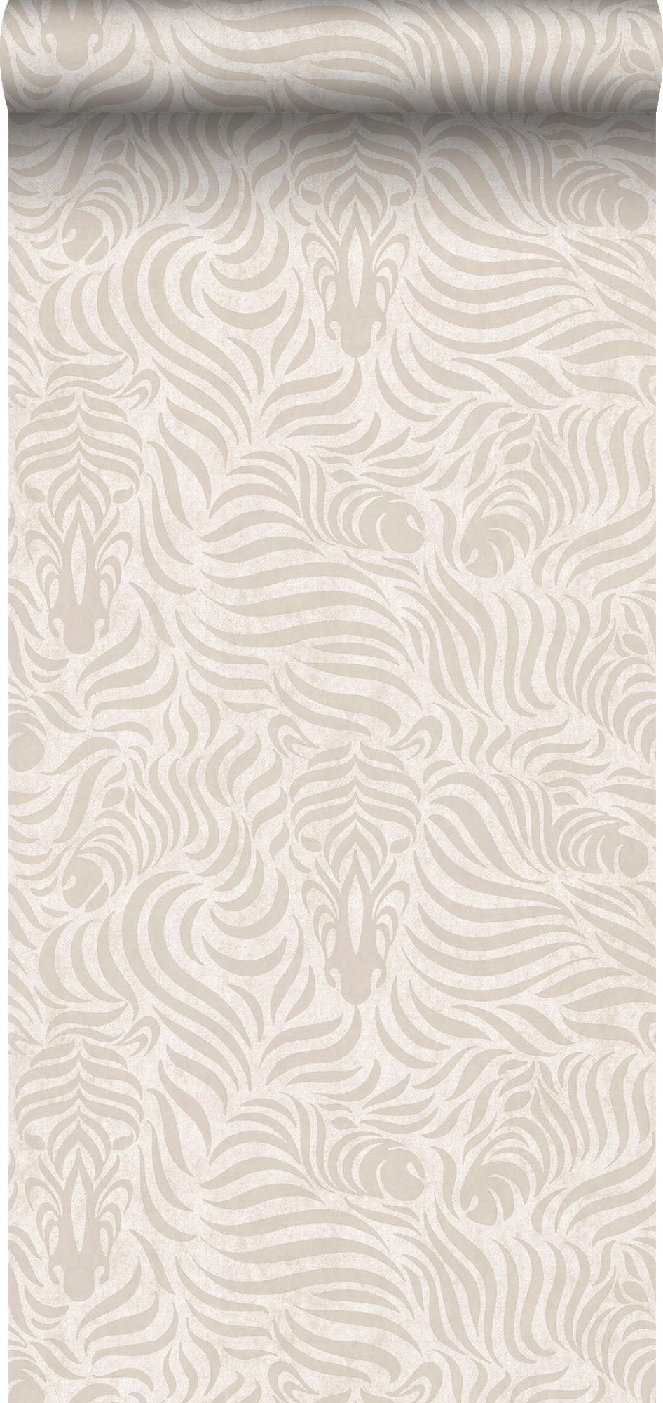 TAPETE Zebras 53 cm x 10 m - Beige, Papier (53/1000cm) - Sanders & Sanders