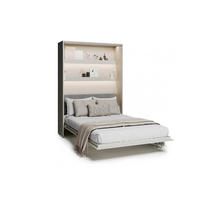 SCHRANKBETT BED CONCEPT BC-36 Matratze - Kaschmir/Grau, Holzwerkstoff (140/200cm)