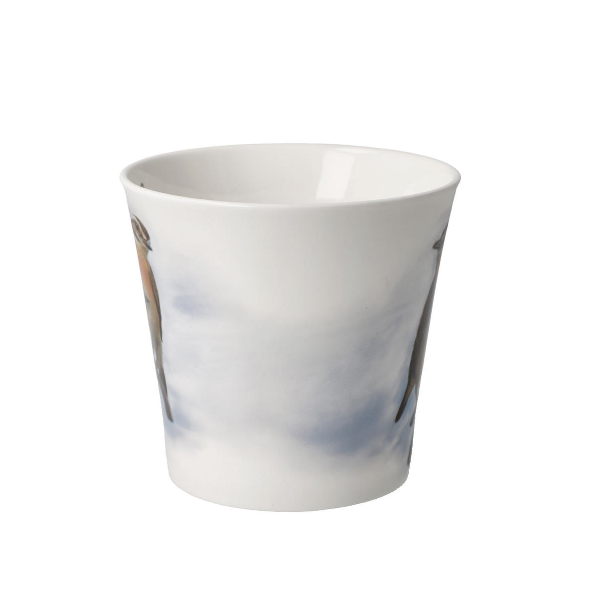 TEETASSE Vogel des Jahres 2023 Braunkehlchen, Fine Bone China, Bunt, 350 ml - Multicolor, Keramik (0.35L) - Goebel