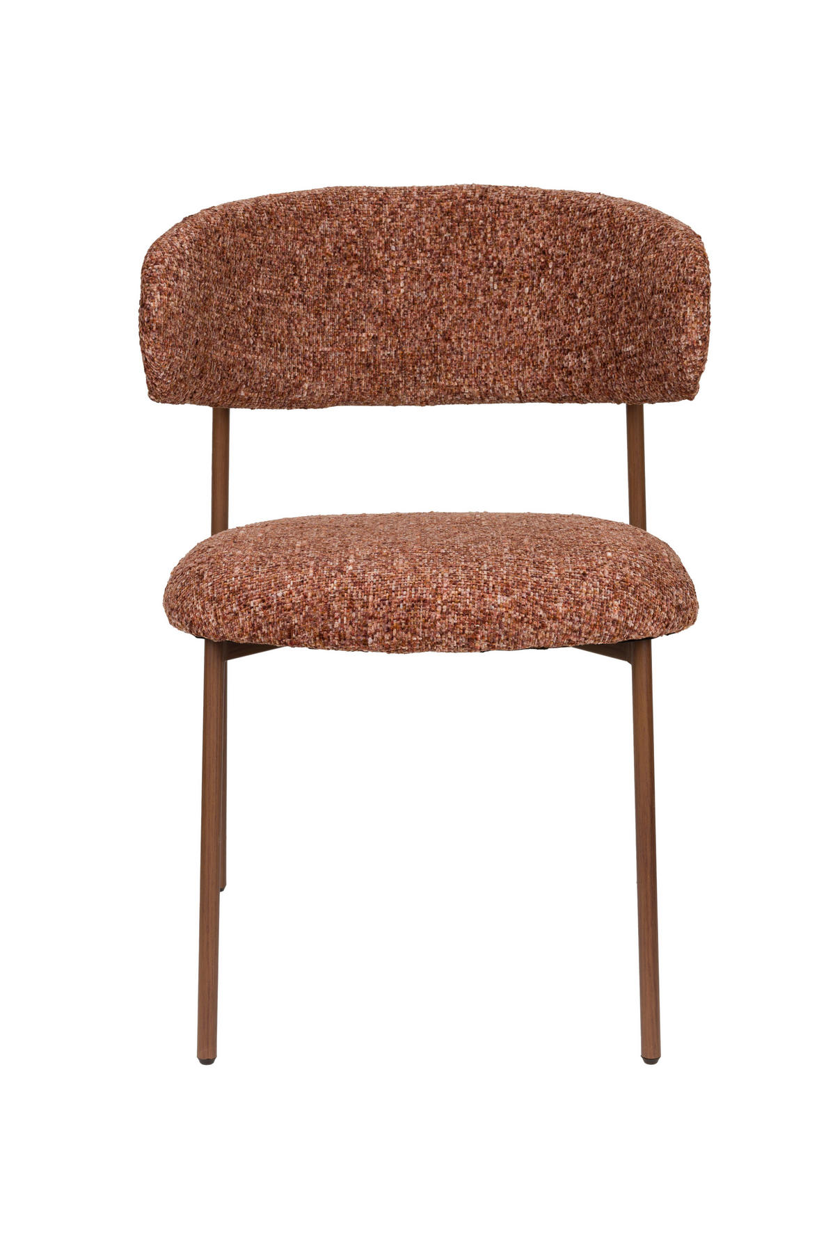 ESSZIMMERSTUHL Claes - Rot - 57.5/56.5/78.5 cm - 2er-Set - Rot, Textil (56.5/78.5/57.5cm)