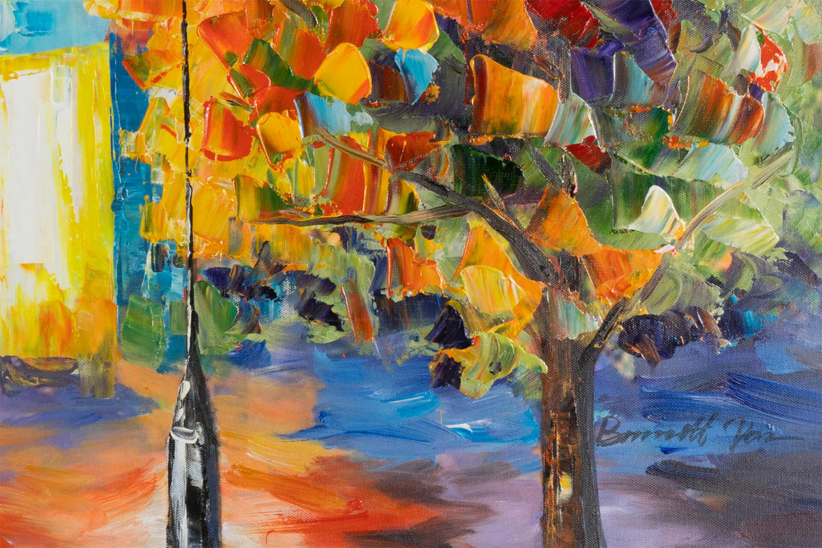 ACRYLBILD HANDGEMALT 120/60 cm - Multicolor, Holz/Textil (2/60cm) - KUNSTLOFT