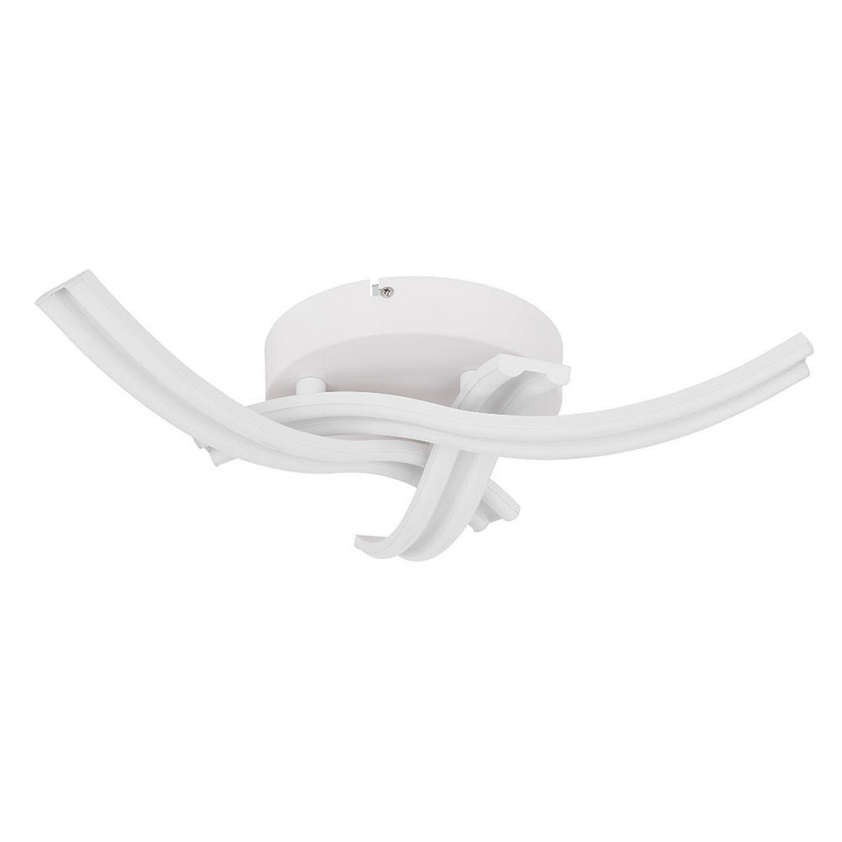 LED DECKENLEUCHTE Metall Weiß - Weiß, Metall (54/54/10cm) - Globo Lighting