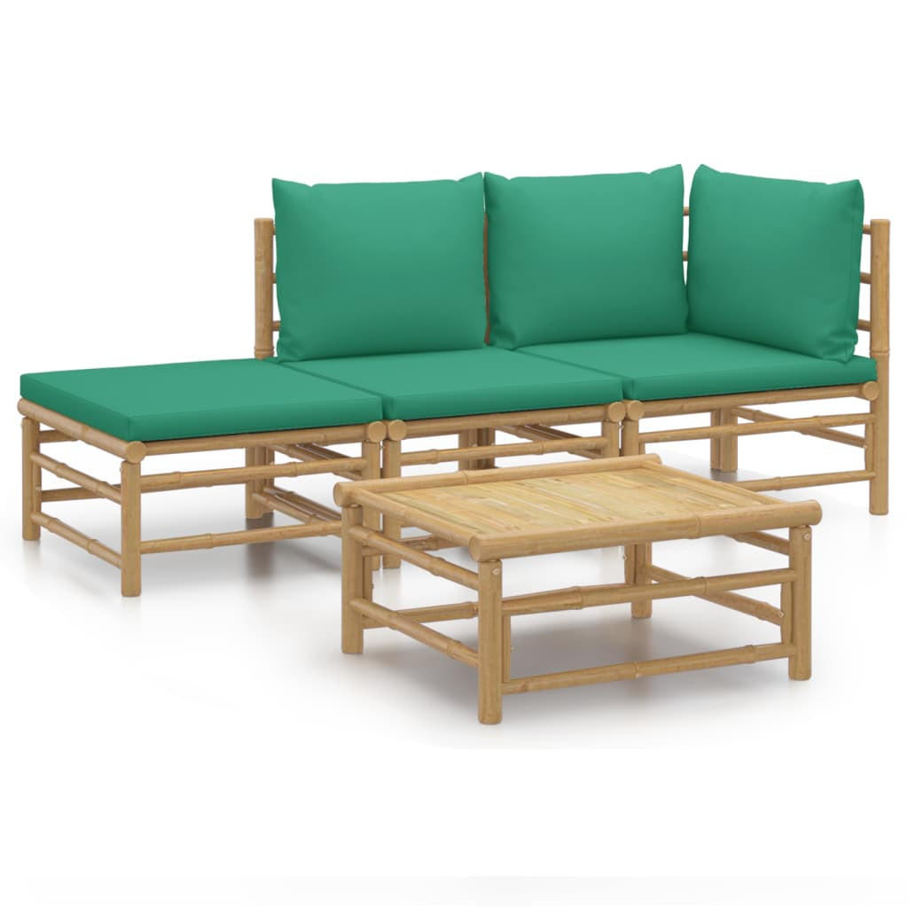 vidaXL Garten-Lounge-Set Grün