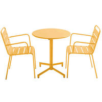 GARTENSET 3-tlg., Gelb - Gelb, Metall - Oviala