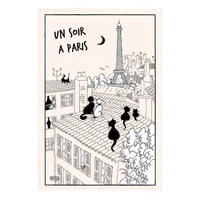 KÜCHENTUCH Dubout Un Soir ekrü 48 x 72 cm - Weiß, Textil (48/72cm) - Winkler