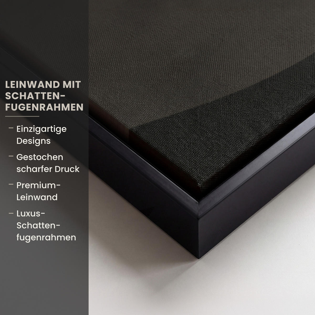 LEINWAND Bilder mit Rahmen - Abstrakt - Landschaft - Wellen - Cremefarben - 40x60 - Cappuccino, Textil (40/60cm) - MuchoWow