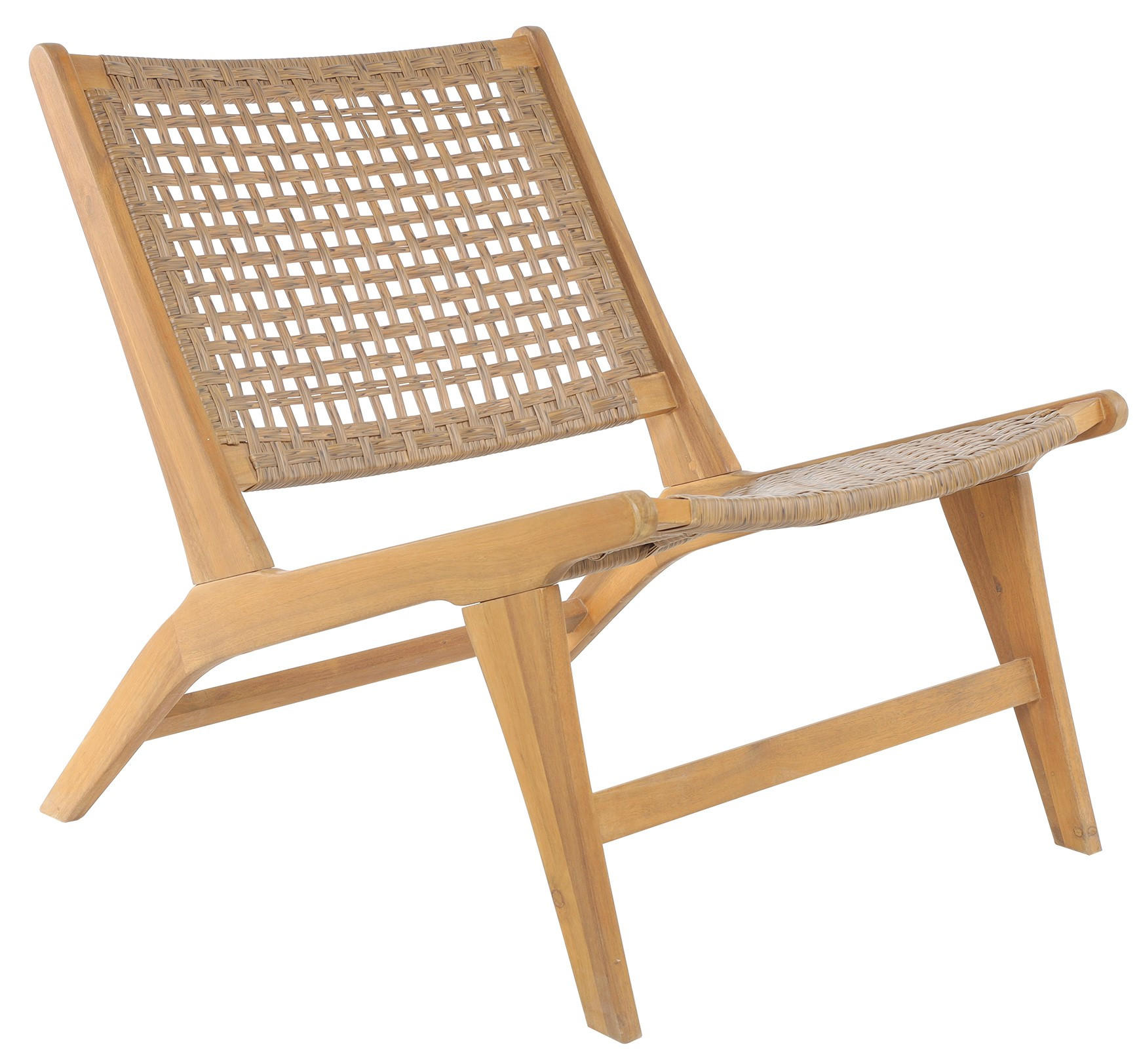 SESSEL Holz Braun - Braun, Holz (65/76/82cm) - Nordlys