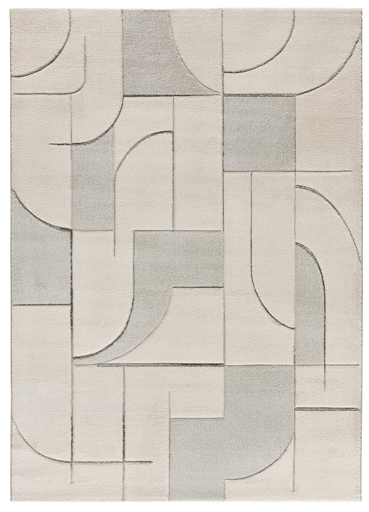 WEBTEPPICH Creme Lena 80/150 cm - Creme, Naturmaterialien/Textil (80/150cm) - Atticgo