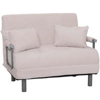 SCHLAFSESSEL Cremeweiß - Weiß, Textil (105/80/190cm) - MCW