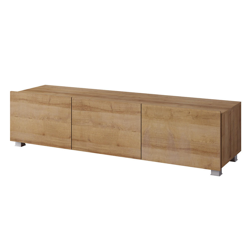 LOWBOARD Cairns-132 - Braun, Holzwerkstoff (150/37/43cm) - Lomado