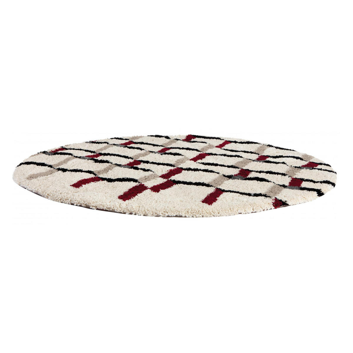 TEPPICH Erika schneeweiß diameter 160 cm - Weiß, Textil (160/160cm) - Vivaraise