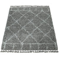 HOCHFLORTEPPICH 160/230 cm Nador 755 - Grau, Kunststoff (160/230cm) - Paco Home